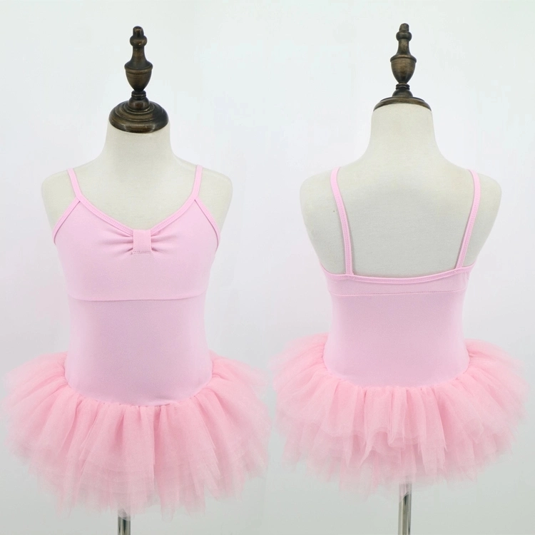 Wholesale High Quality Kids Girls Children Pink Ballet Dress Practice Ballet Costume