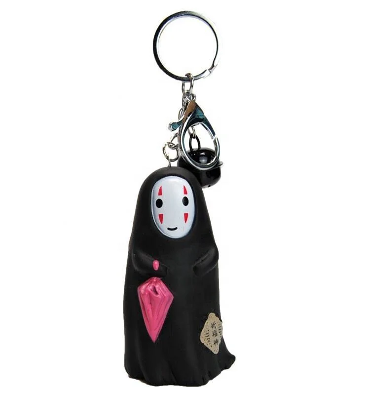 Originality Custom Mini PVC Action Figure Japanese Style Keychain with String for Children