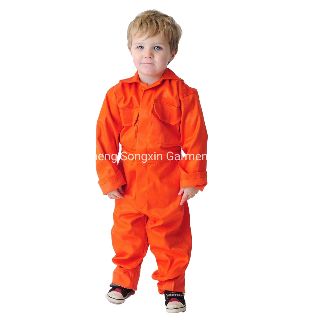 100% Cotton Kids Coverall Child Coveralls Multi Color Mechanic Halloween Jumpsuit Costume Boy